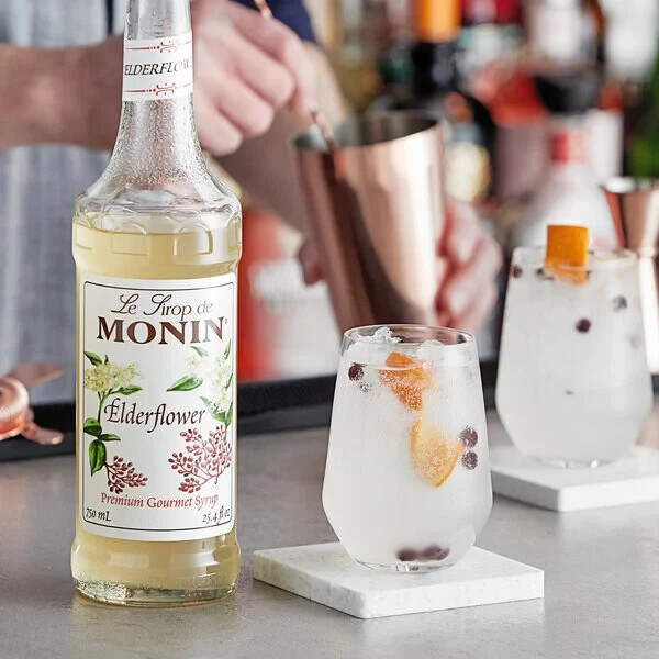 Monin Premium Elderflower Flavoring Syrup