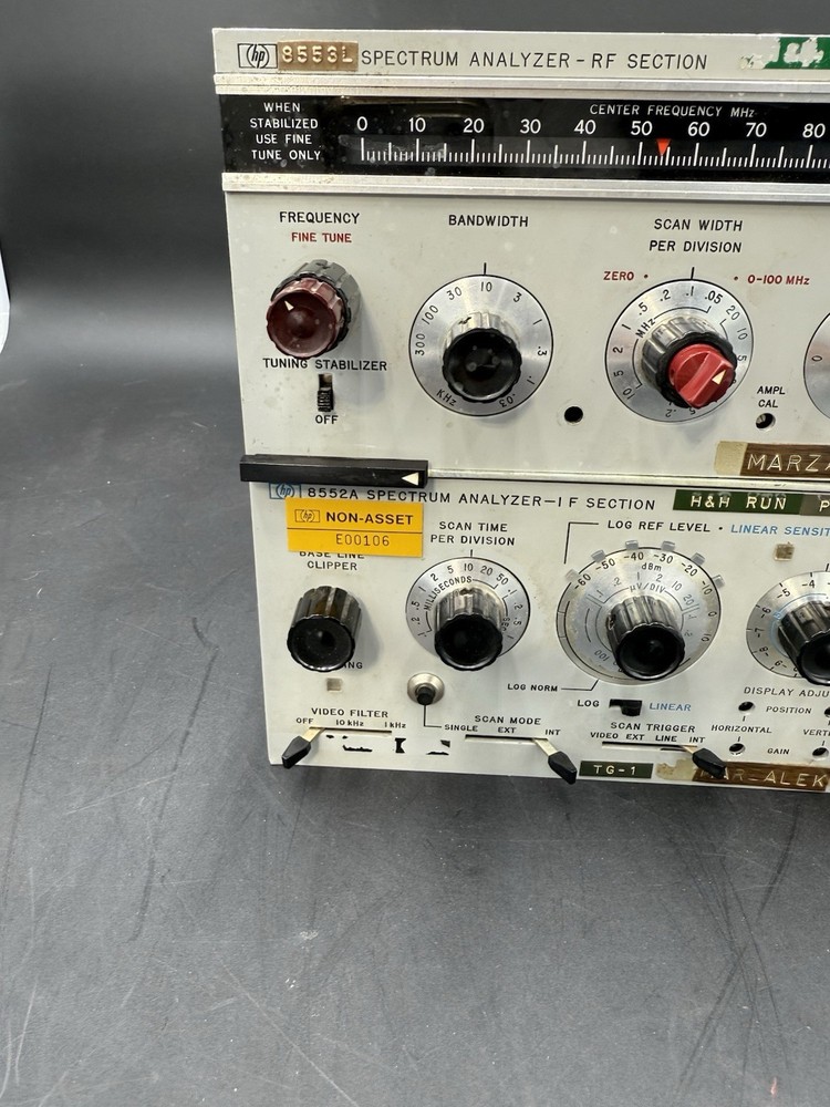 Spectrum Analyzer HP 8552I IF Section + HP 8555A RF Section