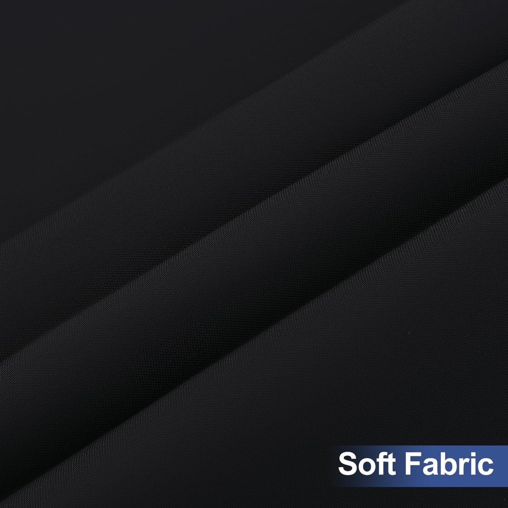 2 Pack Rectangle Table Cloth, Elastic Fitted Fabric Tablecloth Fits for 6 Foo...