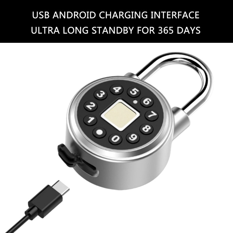 Electronic Lock with Low Power Consumption Easy Identification Fingerprint Lock