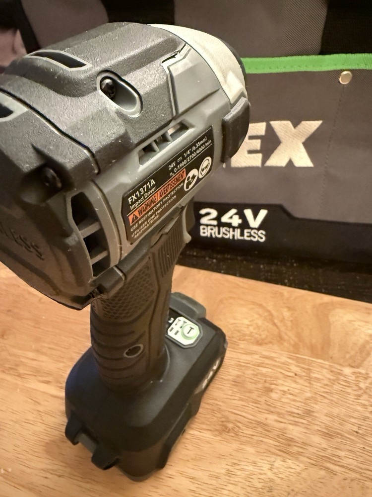 Flex FX1371A-Z 24V 1/4" Quick Eject Hex Impact Driver w/ Multi-Mode (Bare Tool)