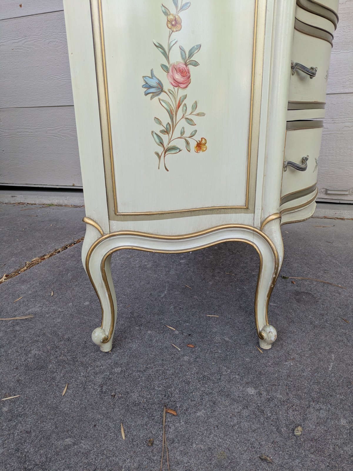 Vintage Drexel Touraine French Provincial Bachelor Dresser Chest of 3 Drawers