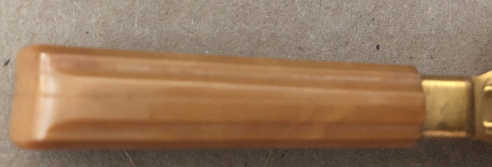 Vintage EVERSHARP / SCHICK Butterscotch Bakelite Handle Razor