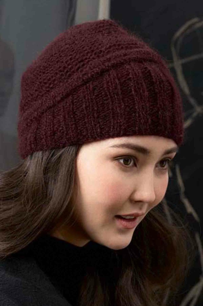 Hat - Lang Yarns Malou Light - Model Package Knitting Package With Instructions