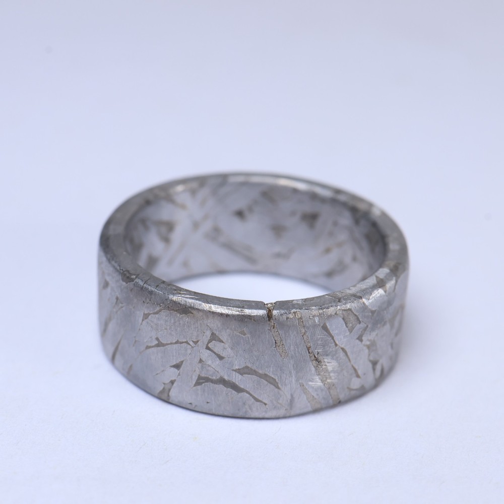 Meteorite Ring, Natural Muonionalusta meteorite,Personalized customization Ring