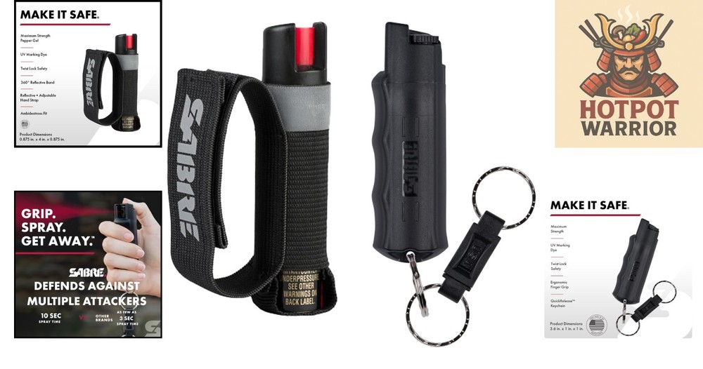Maximum Strength Runner Pepper Gel with QuickRelease™ Keychain for Easy Carry