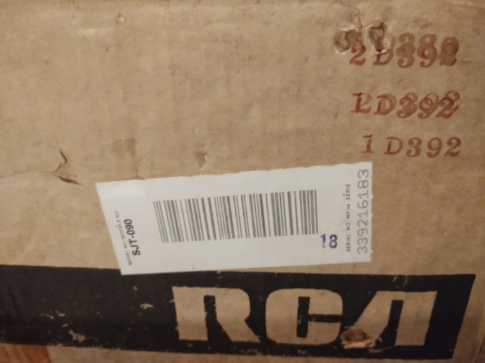 RCA Selectavision STJ 090 CED VideoDisc Player CIB NEW