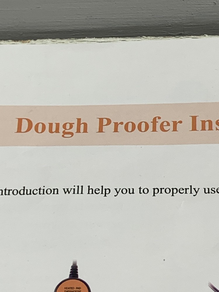 Aurelema Dough Proofer Proofing Box with Heater Temp Controller 120V Bread