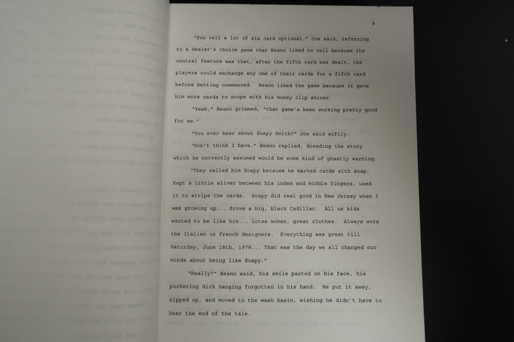 King Con Original Book Script Stephen J. Cannell Studios Collection 1996 Novel
