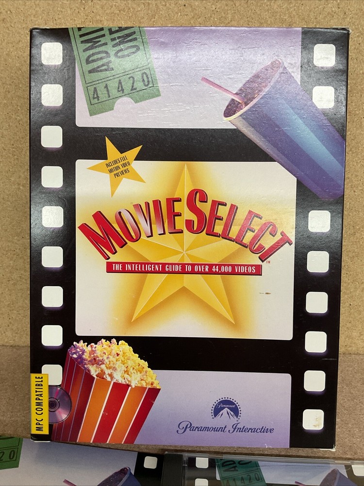 Movie Select The Intelligent Guide By Paramount Interactive Big Box PC