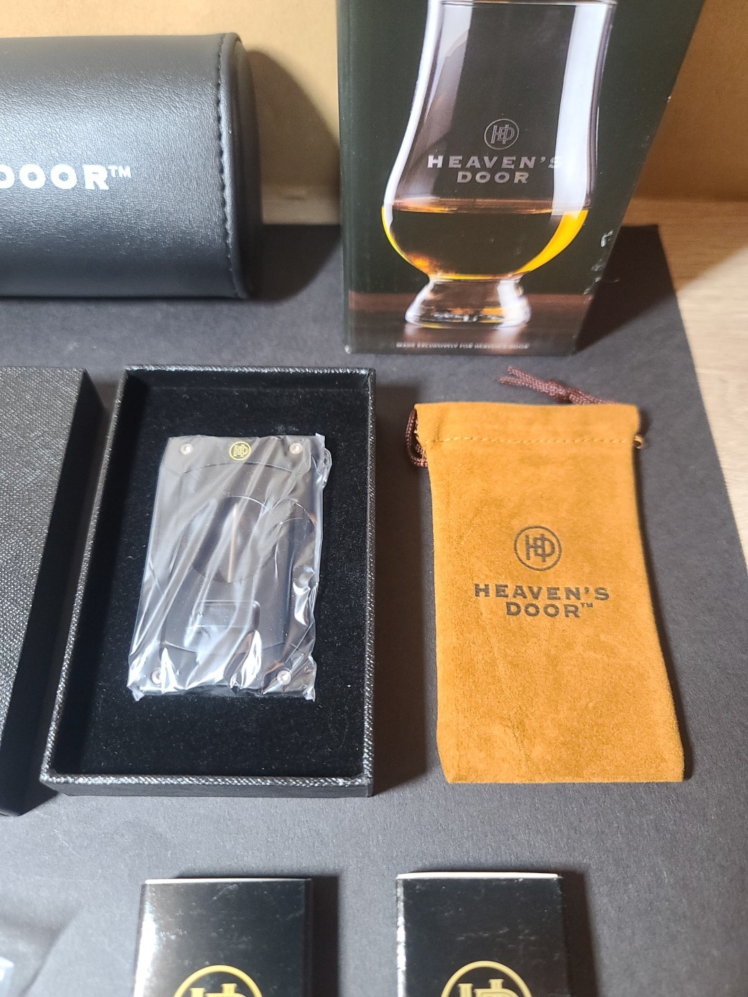 Bob Dylan HEAVEN'S DOOR! Cigar Cutter & Holder, Pins, Matches, & Whiskey Glass!