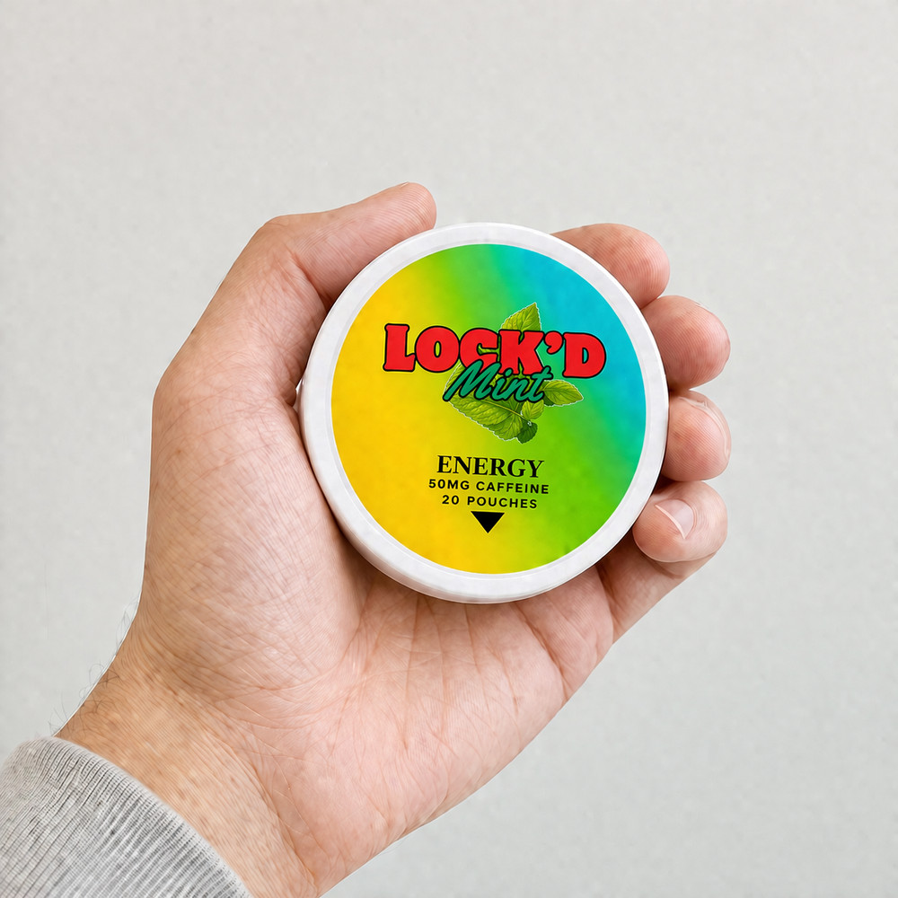 LOCK'D Mint (20 x 50mg Caffeine Pouches)