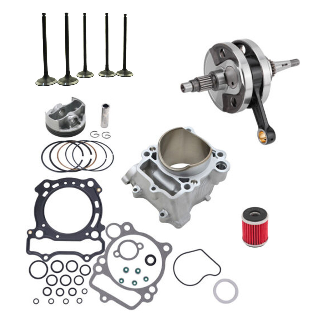 For Yamaha YZ250F 2003-2013 Cylinder Piston Crankshaft Valve Top End Rebuild Kit