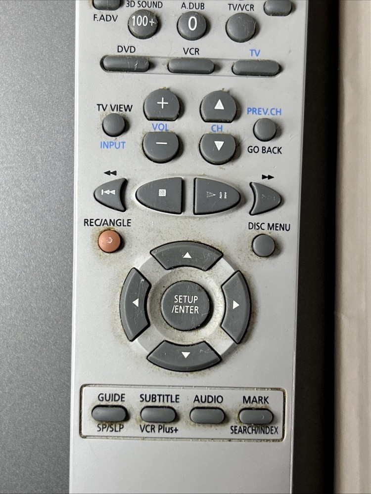 RCA VC125HF DVD/VHS Combo Player VHS Recorder W/ Remote & User Guide - Untested