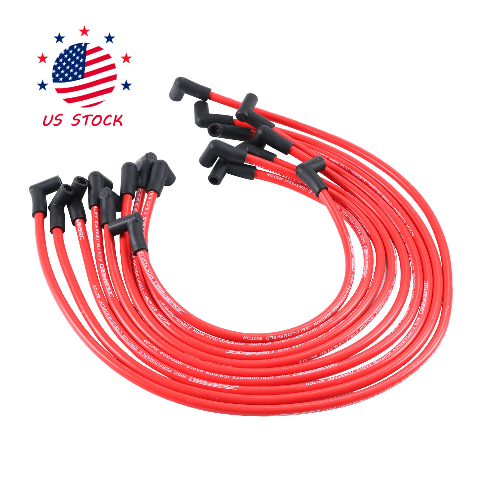 10.5 MM High Performance Spark Plug Wire Set HEI SBC BBC 350 383 454 Electronic