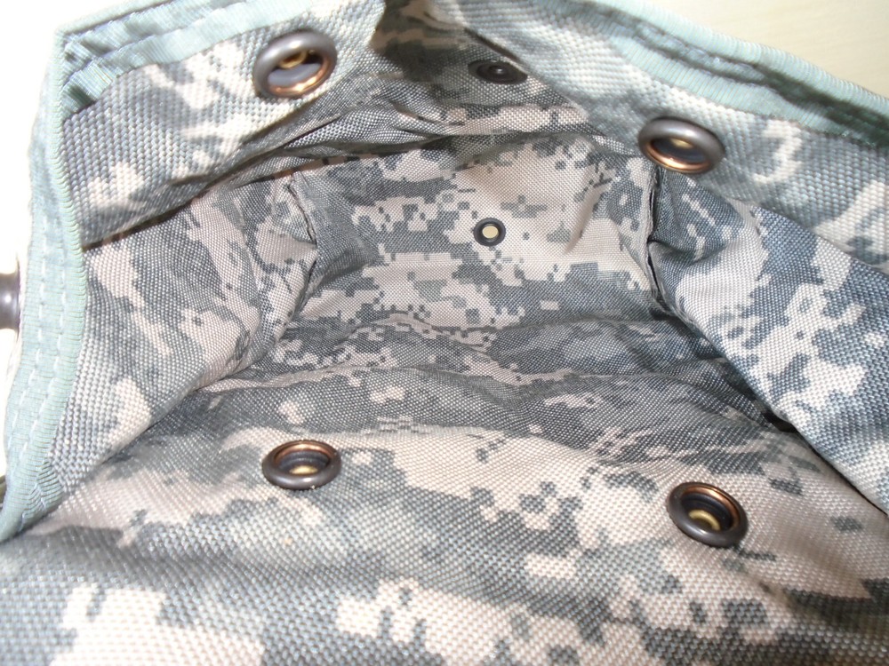 Initial Attack ACU MOLLE M60 100RD Saw Mag Pouch w/ Inserts USGI ISSUE