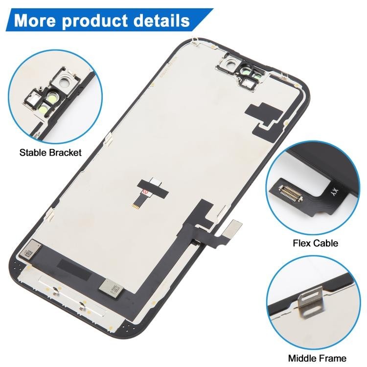 For iPhone 16 / 16+ Plus LCD Screen Replacement Display Touch Digitizer w/tools