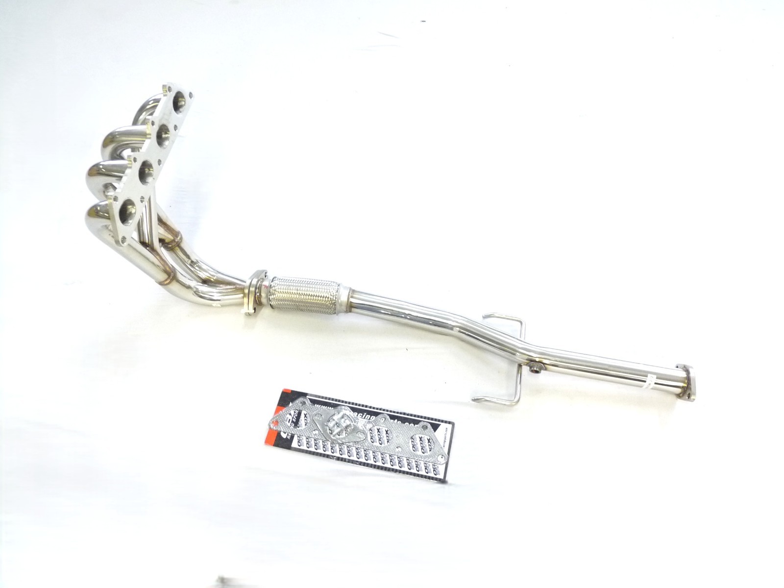 OBX Stainless Manifold 02-07 Mitsubishi Lancer 2.0L ES LS Non-O2 CA 4-2-1 2-O2