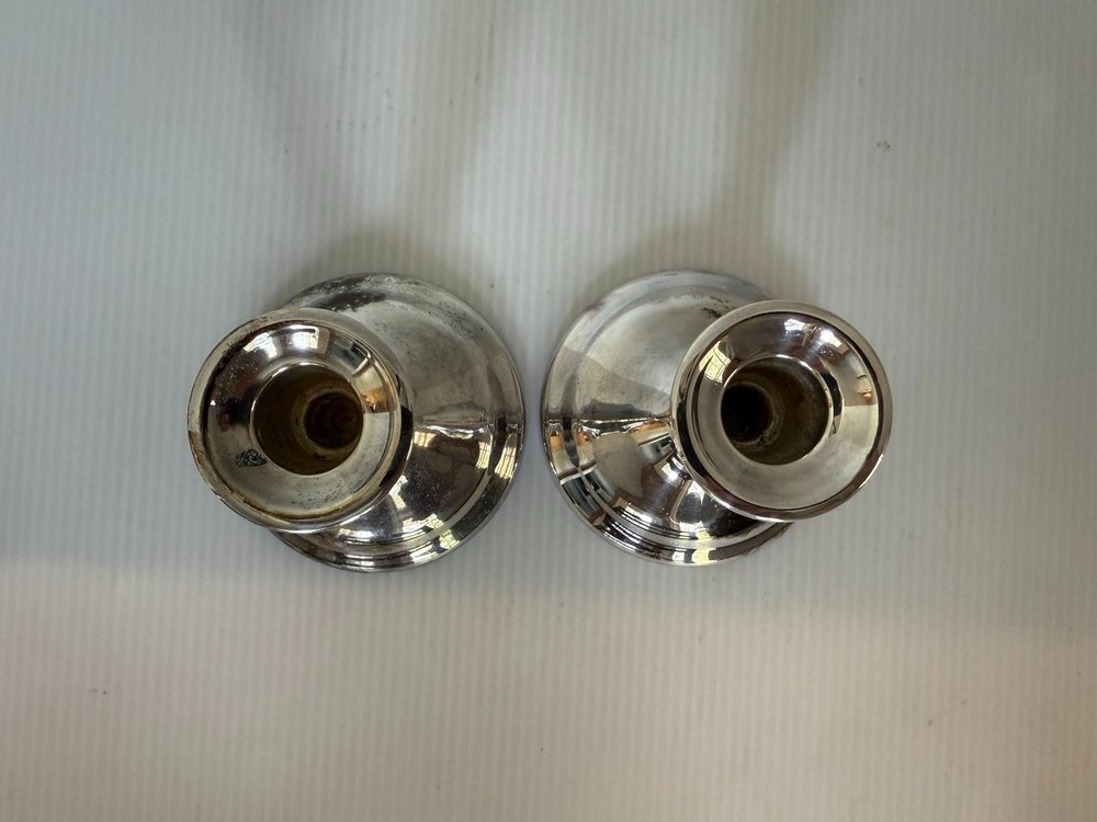 Vintage Dansk Silverplate Candlestick Holders