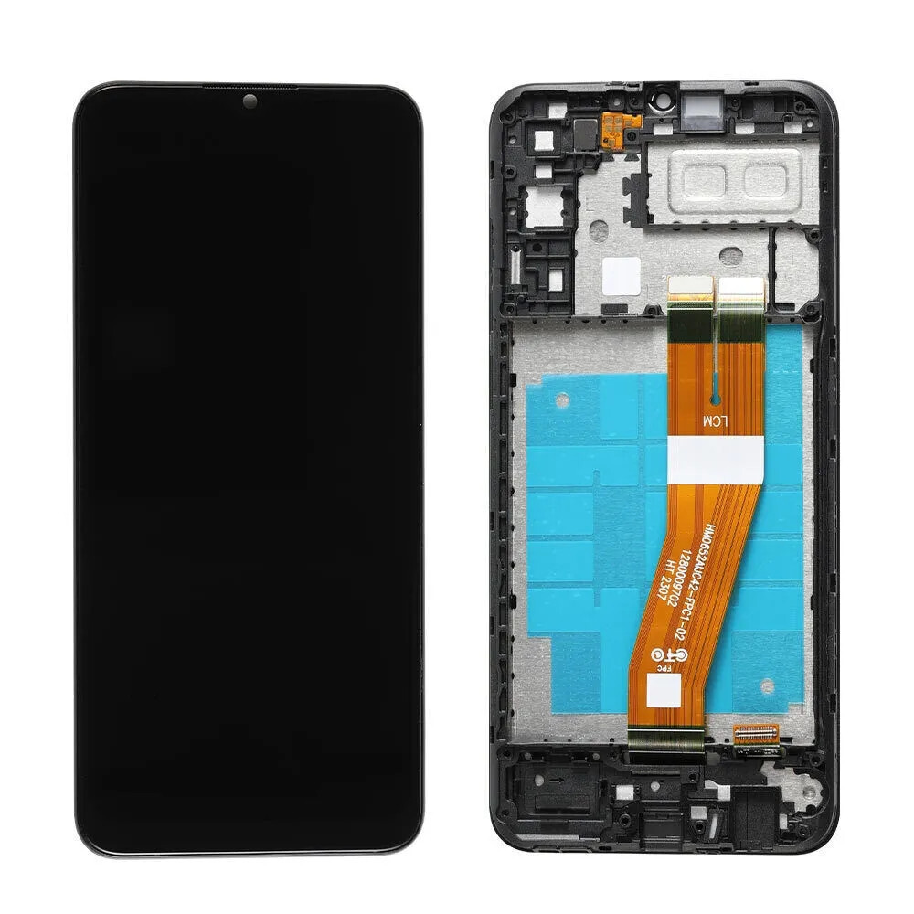 For Samsung Galaxy A04E A042F A042M LCD Touch Screen Digitizer Frame Replacement