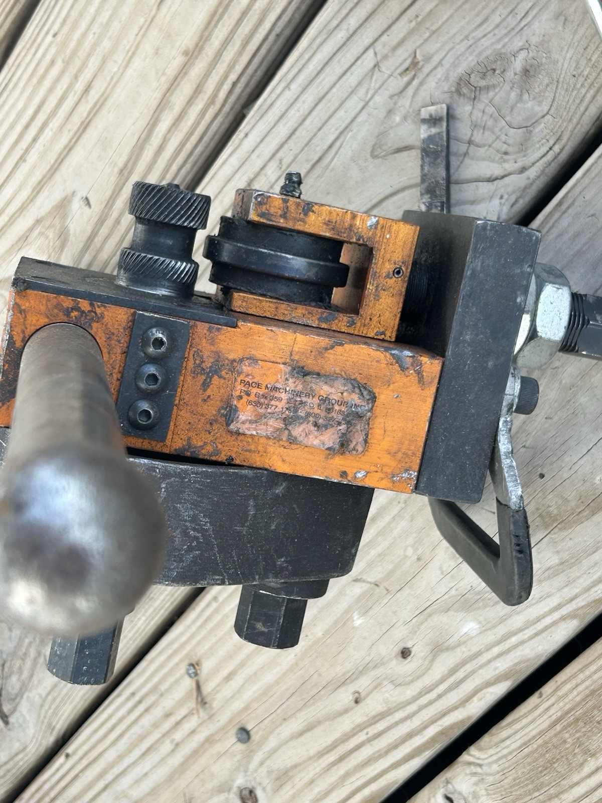 Pace Machinery 1039 Portable Roll Groover Made in USA 1 1/4” - 6”