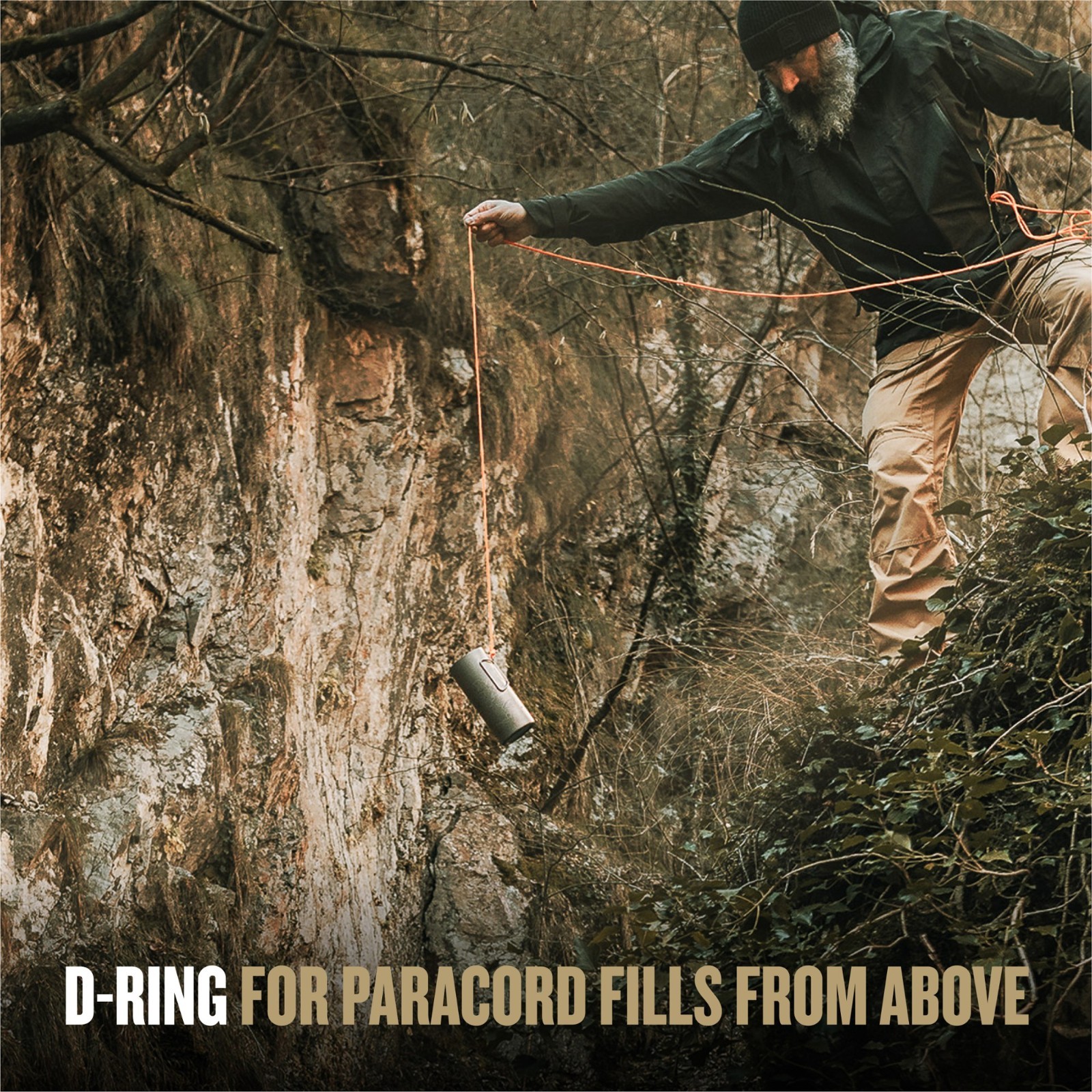 Grayl GeoPress Ti Water Filter and Purifier Bottle, 24 fl. oz, Covert Black