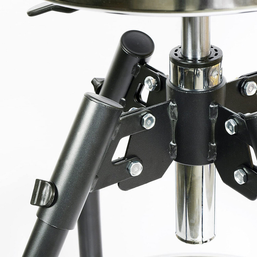 Adjustable 29-34-in Swivel Bar Stool Work Seat Hydraulic Shop Stool 330 LBS Seat