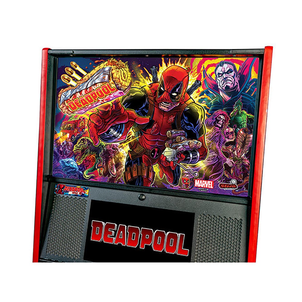 Stern Deadpool Premium Pinball Machine with Installed Shaker Motor
