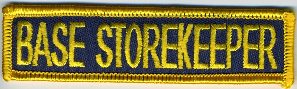 Base Storekeeper (USSVI) BC Patch Cat No C6431