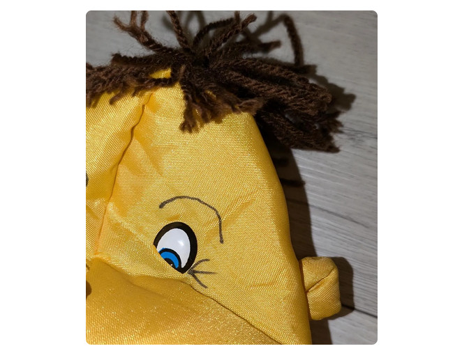 Vintage 1970s Hand Puppet Character / Boy