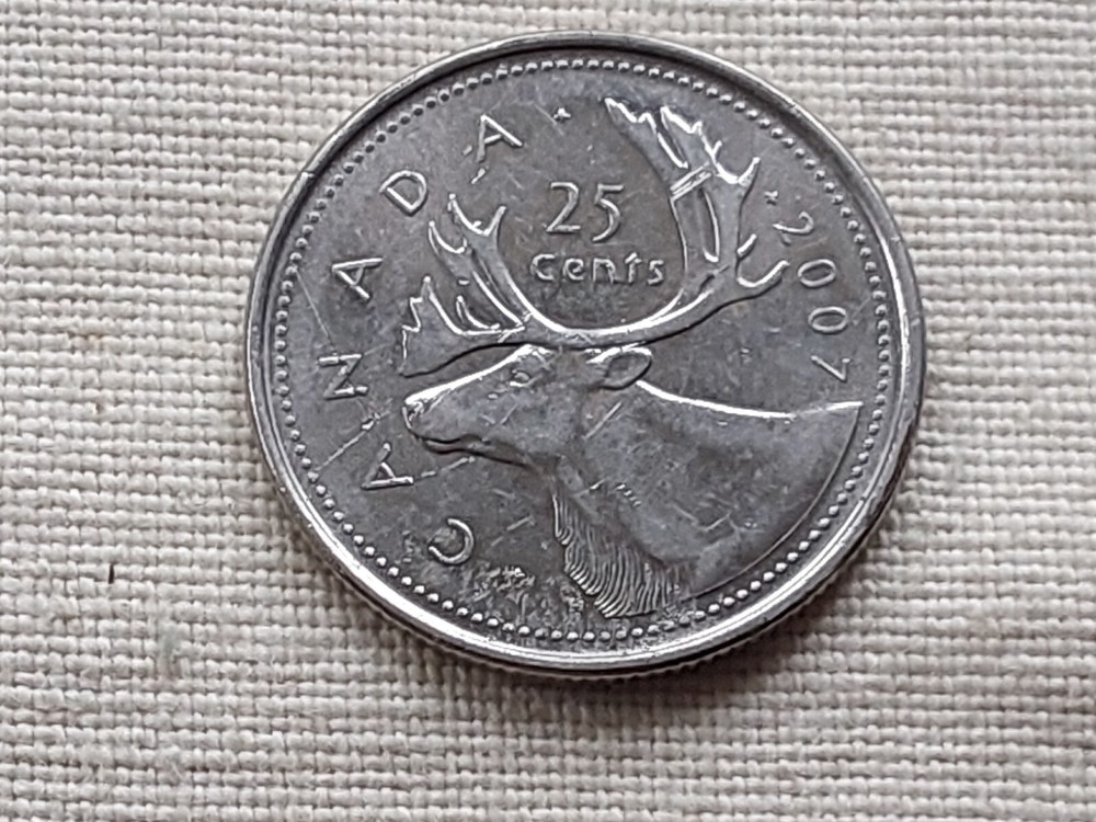 Canada 2007 25 cents coin