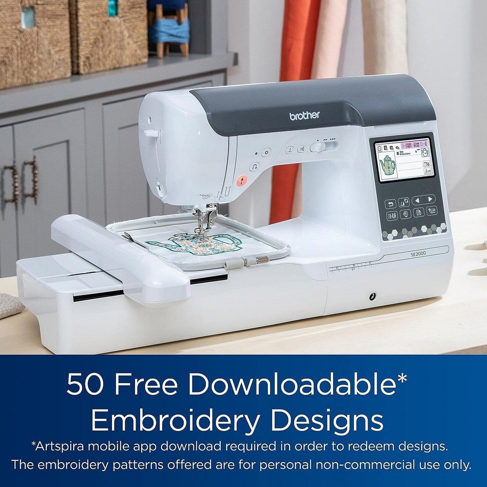 Brother SE2000 Combo Embroidery & Sewing Machine All-in-One Bundle