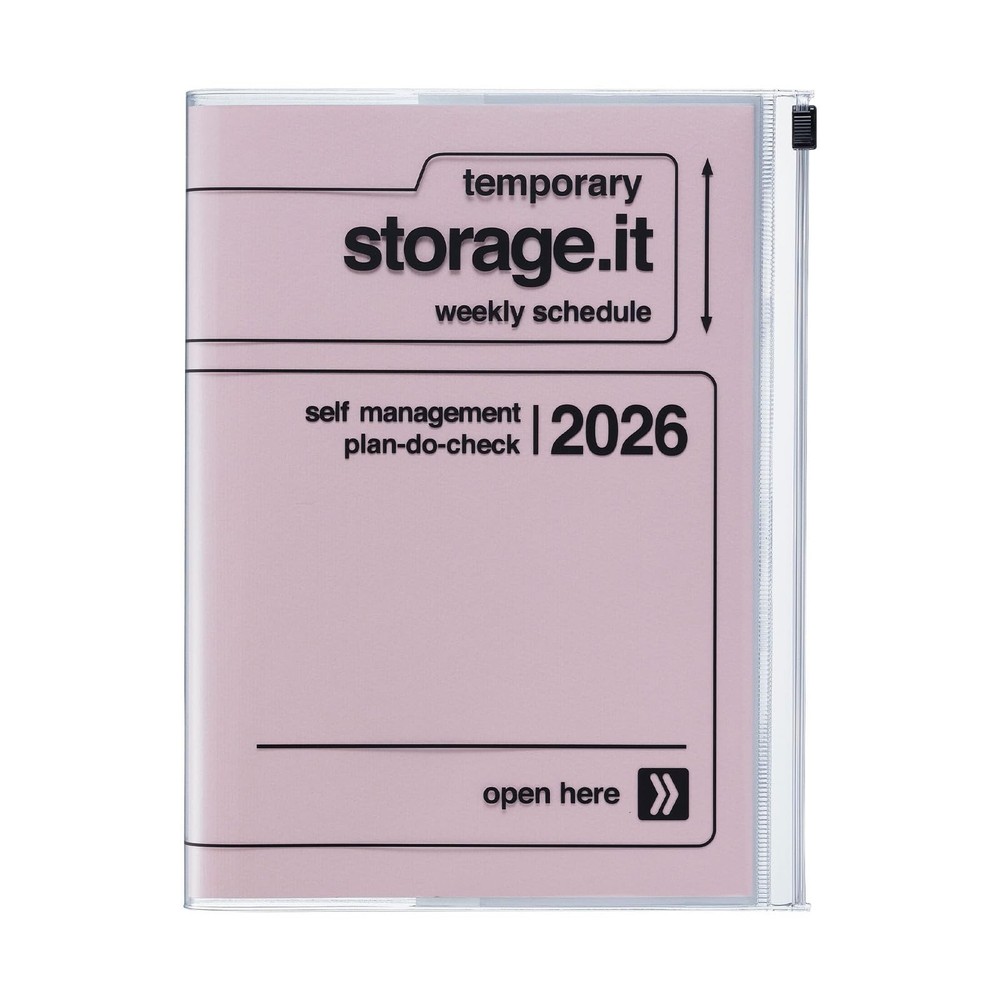 MARK'S Planner 2025 September Start Weekly A5 Storage It Pink