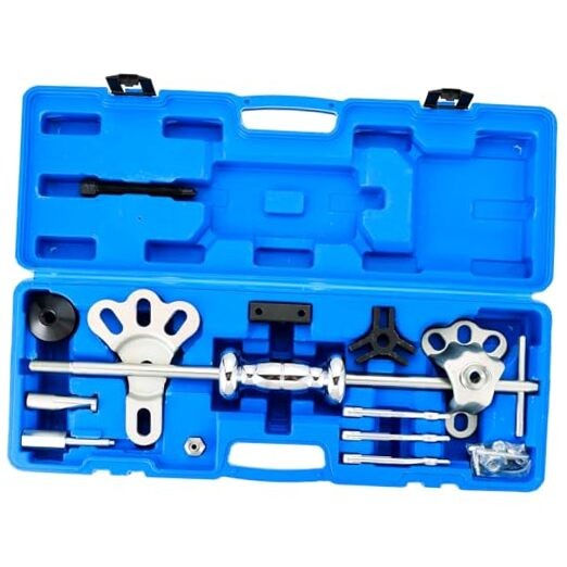 19PCS Slide Hammer Puller Set | 9-Way Internal External Puller Hub Puller,