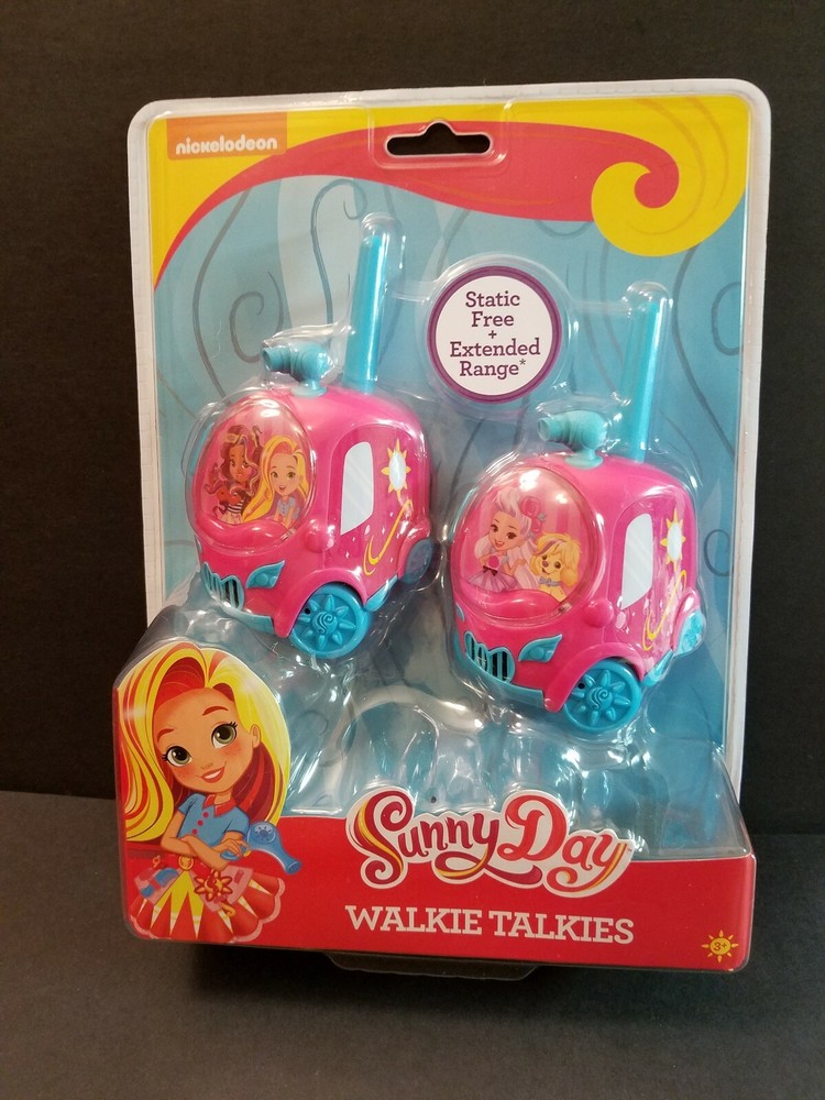 Sunny Day Walkie Talkies Kid Friendly Static Free and Extended Range