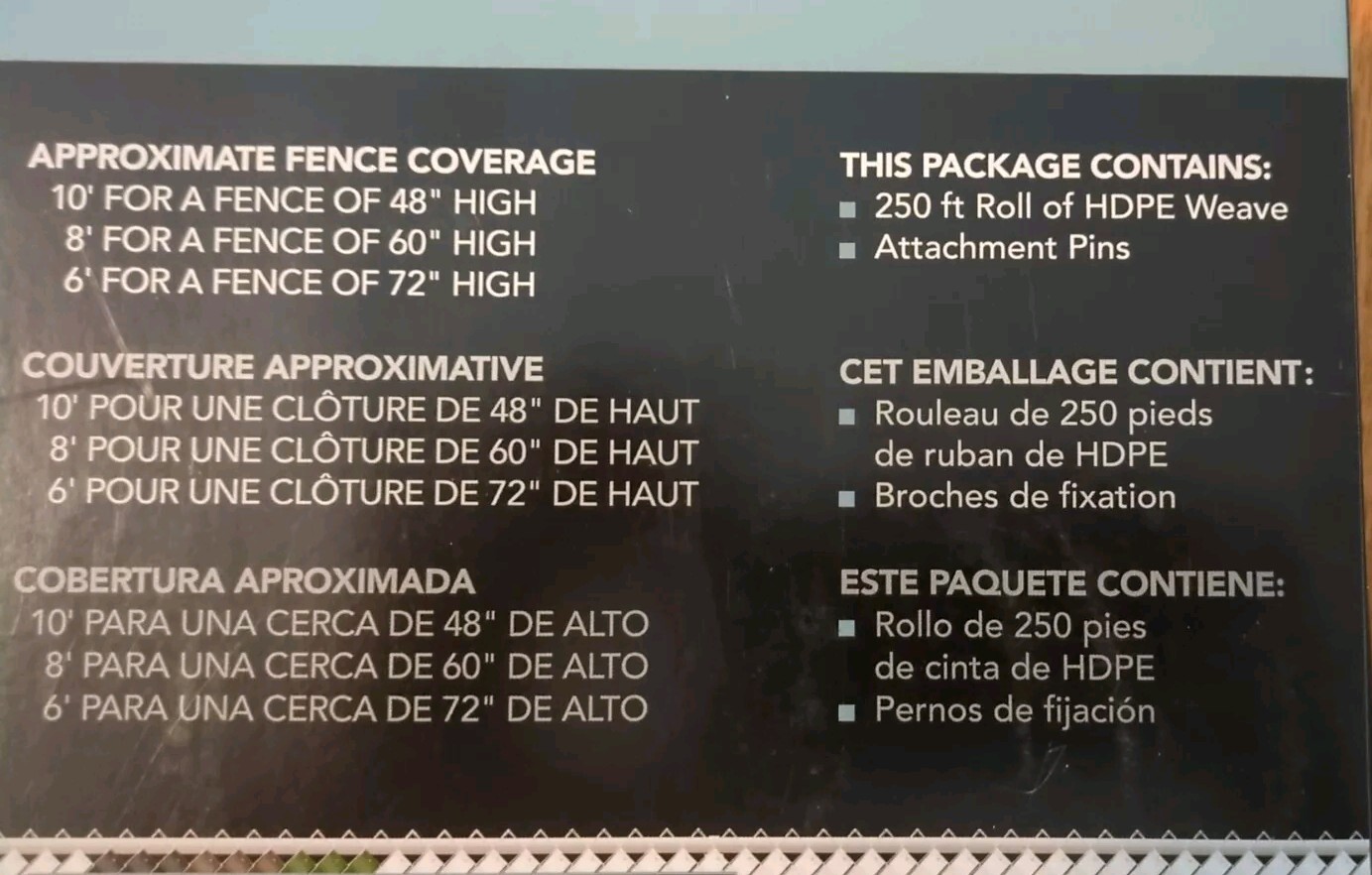 Privacy Weave For Chain Link Fence Green 250'