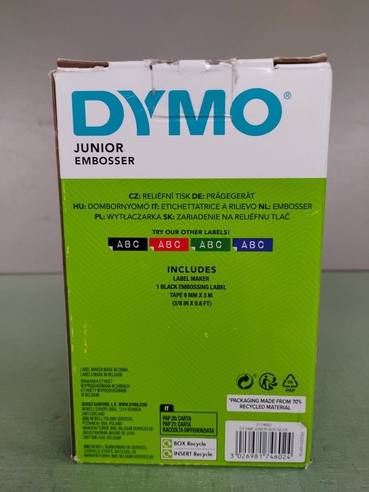 Dymo Junior Label Embosser (2174602)
