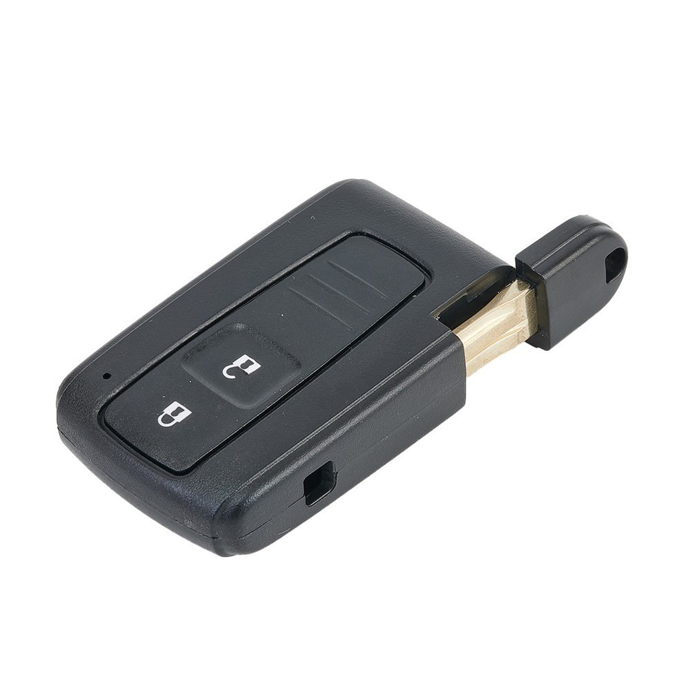 Remote Key With Uncut Key Blade 2 Button Replacement For Toyota Corolla