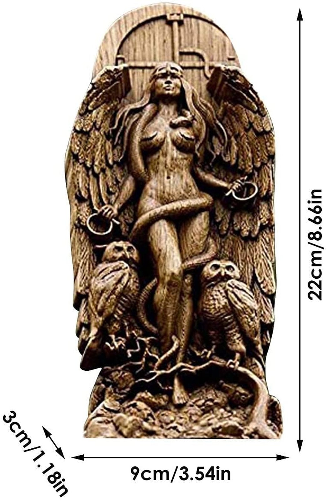 DUANYU Goddess Statue Lilith Statue, Decorative Goddess Statues Gaia/Hecate/L...