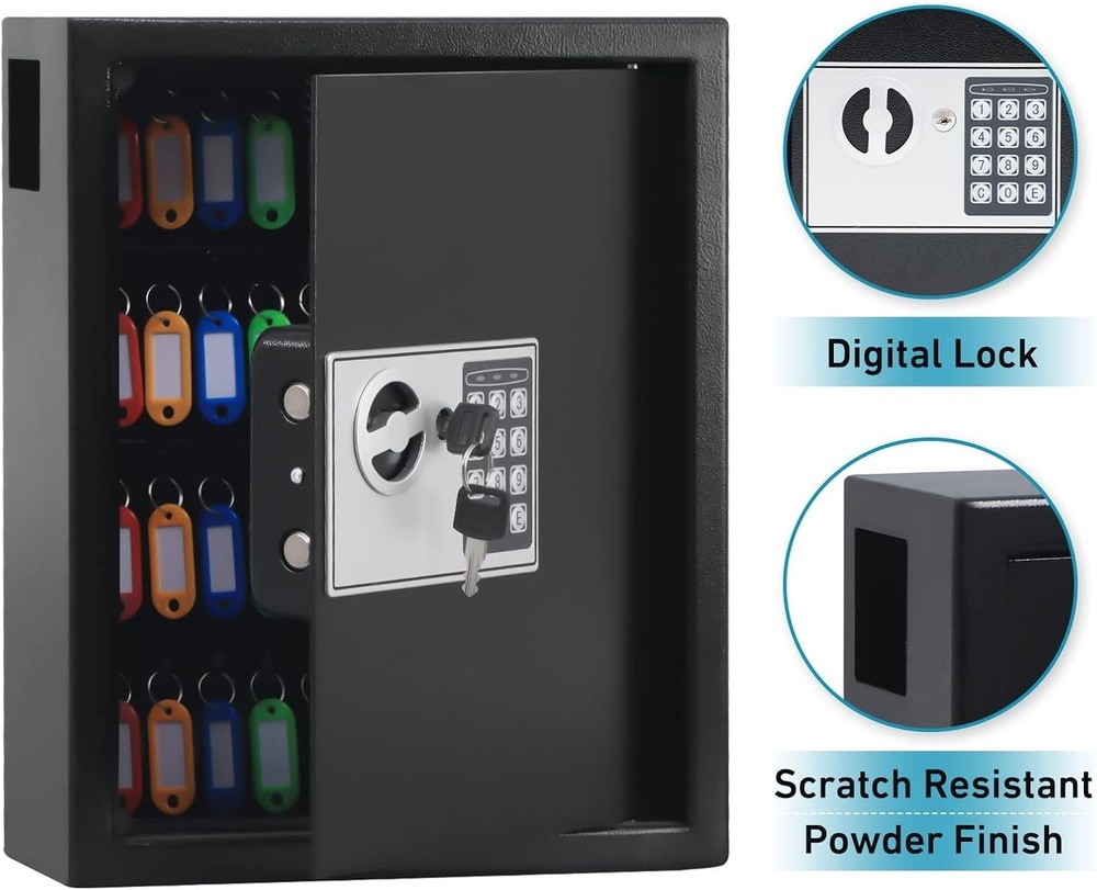SecureSmart 40-Key Wall Mount Digital Lock Box