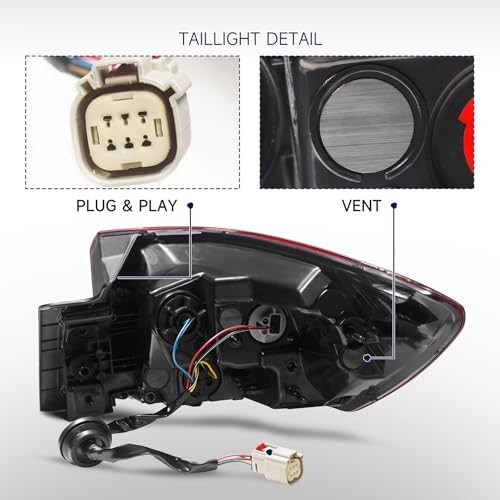 Tail Light Assembly Compatible with 2021-2025 Chevy Left Driver Side