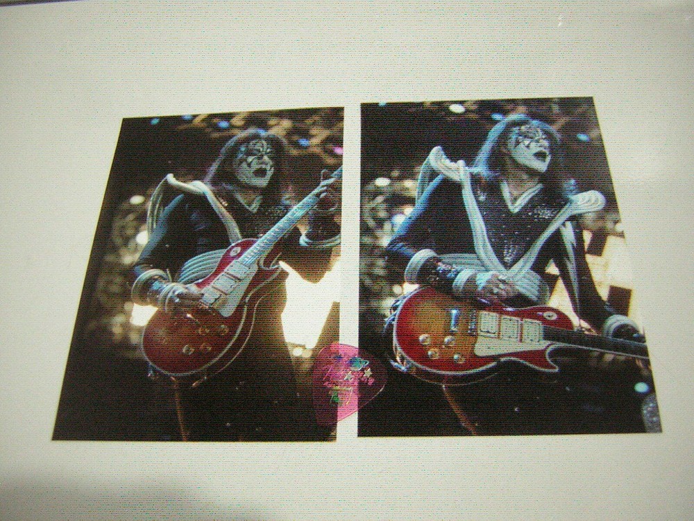 KISS ACE FREHLEY GUITAR PICK CITY  ROANOKE 5/3/2000  W/UNPUB.PHOTOS