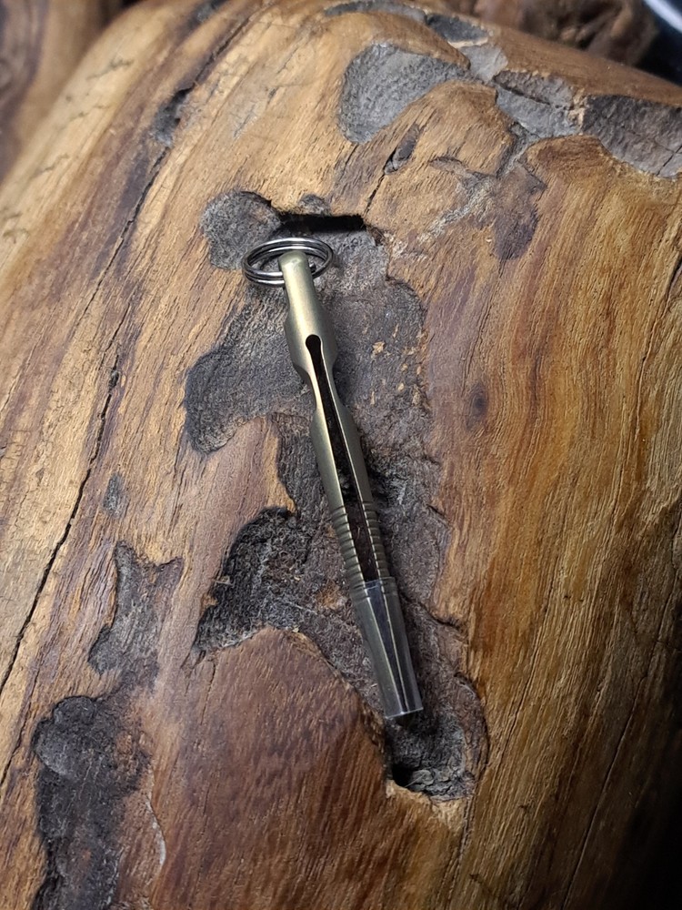 EDC Anodized Titanium Keychain Tweezers