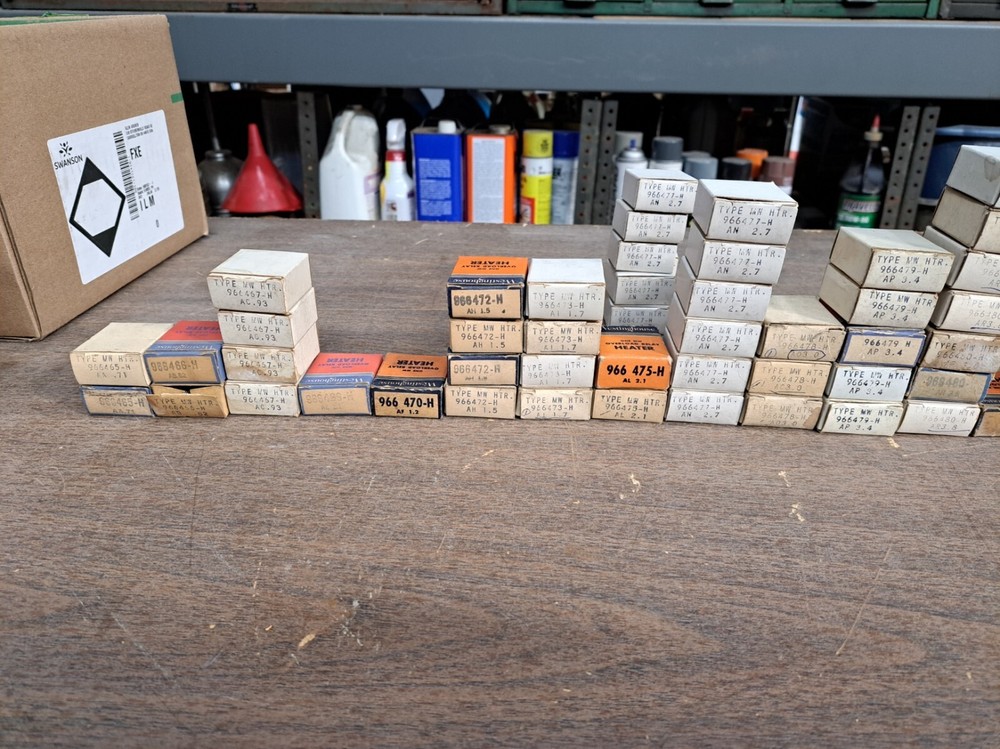 NEW WESTINGHOUSE TYPE MW OVERLOAD HEATER ELEMENTS - VARIOUS SIZES