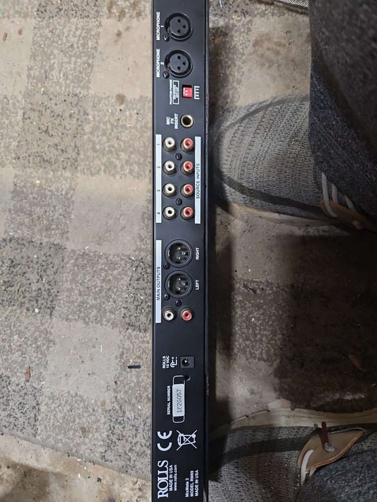 Rolls Mix Mate 3 Microphone/stereo Source Mixer