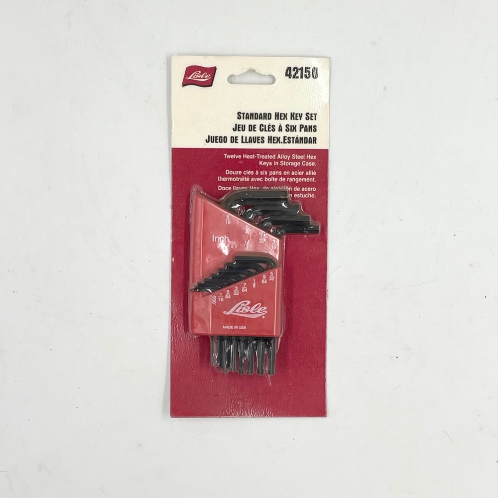 Lisle 42150 12-Piece SAE Hex Key Set