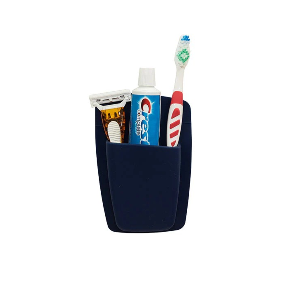 Sttelli 8-Piece Bathroom Essentials Bundle - Navy