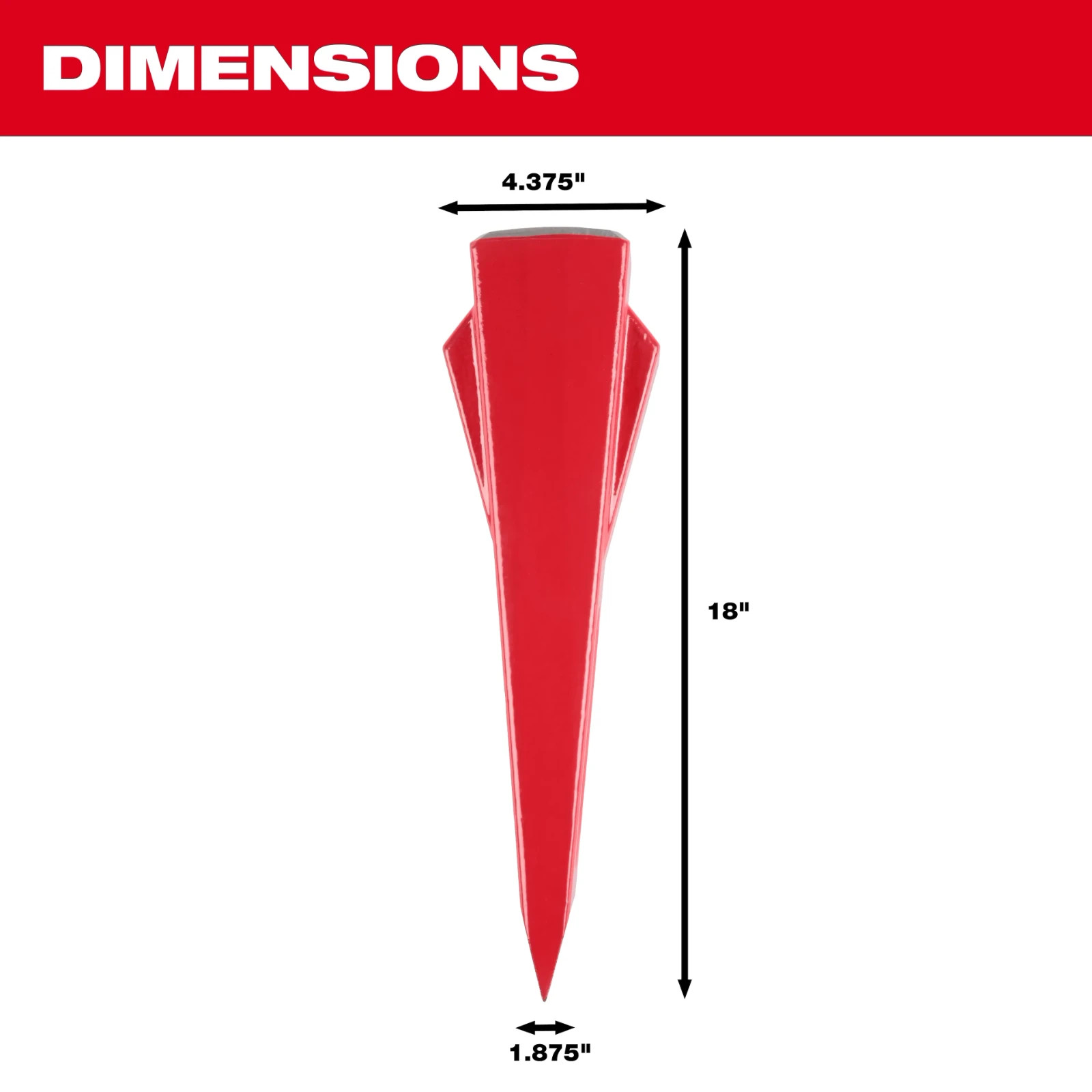 Milwaukee 48-22-9065 5lb Splitting Wedge