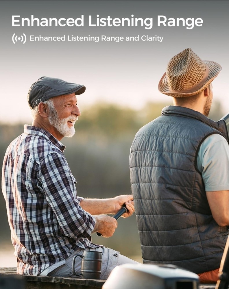 Trihear Convo Hearing Amplifier With Remote Microphone And Ear Buds
