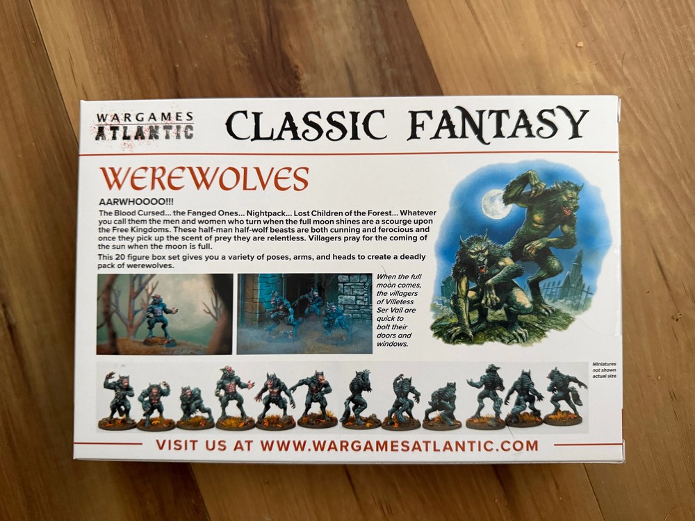 Wargames Atlantic Werewolves (*See Per Order Flat Rate Shipping)